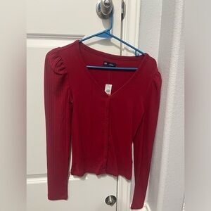WITH TAG long sleeve red top GAP